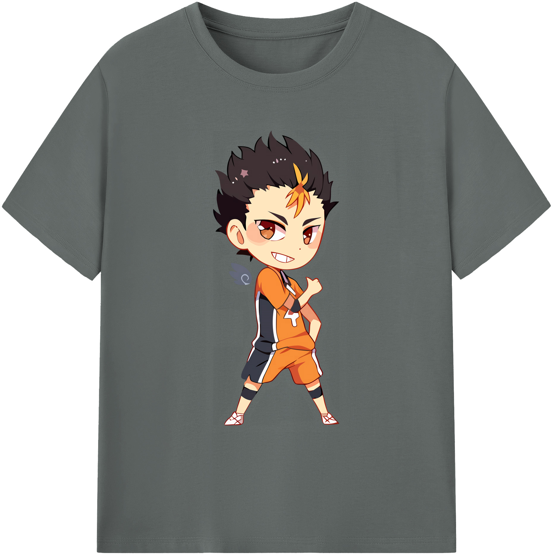 （画像用） ハイキュー!! Haikyu!! 綿100％ メンズ半袖Tシャツ｜肌触りやわらか＆通気性